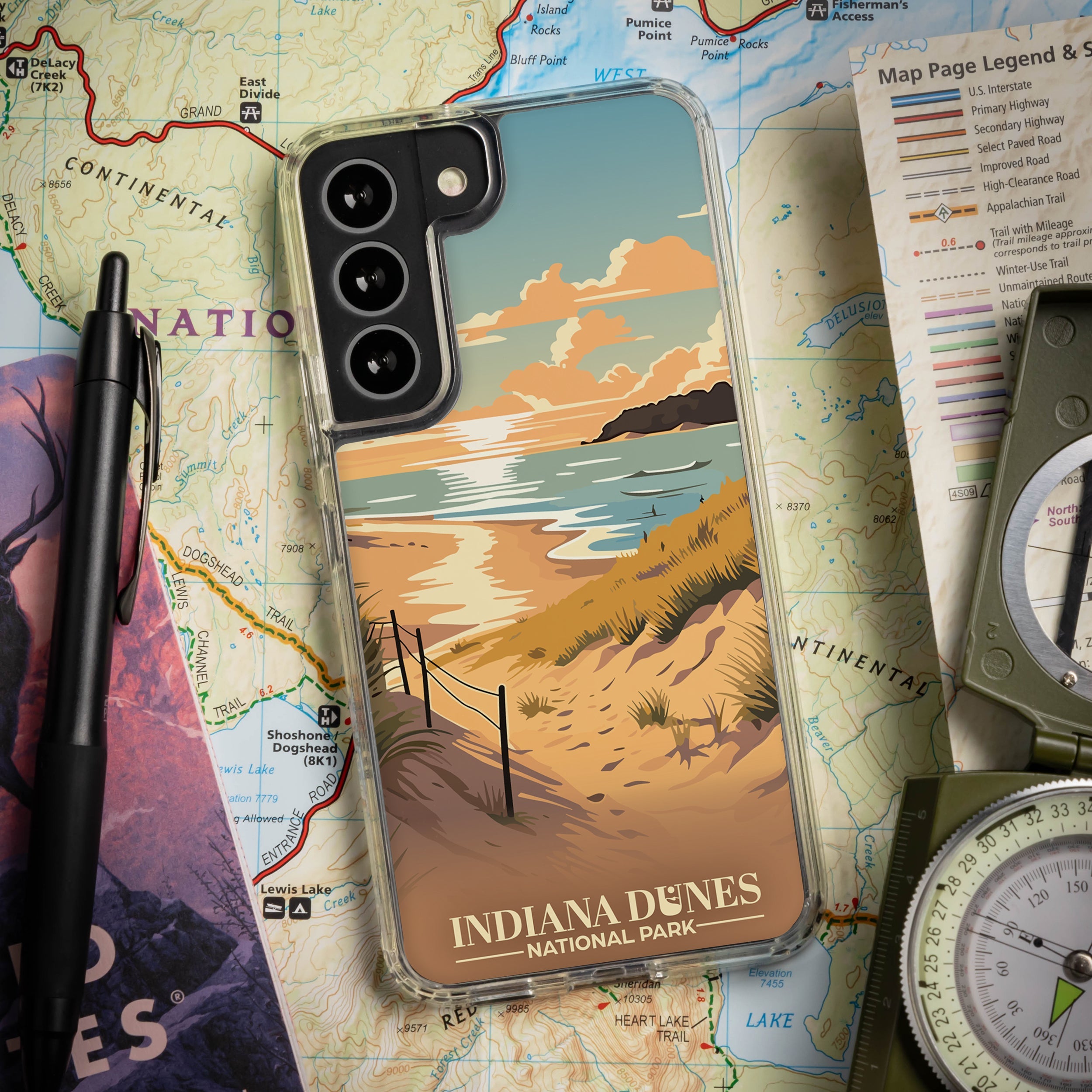 National Parks Indiana Dunes HD Samsung Galaxy S21 Phone Case