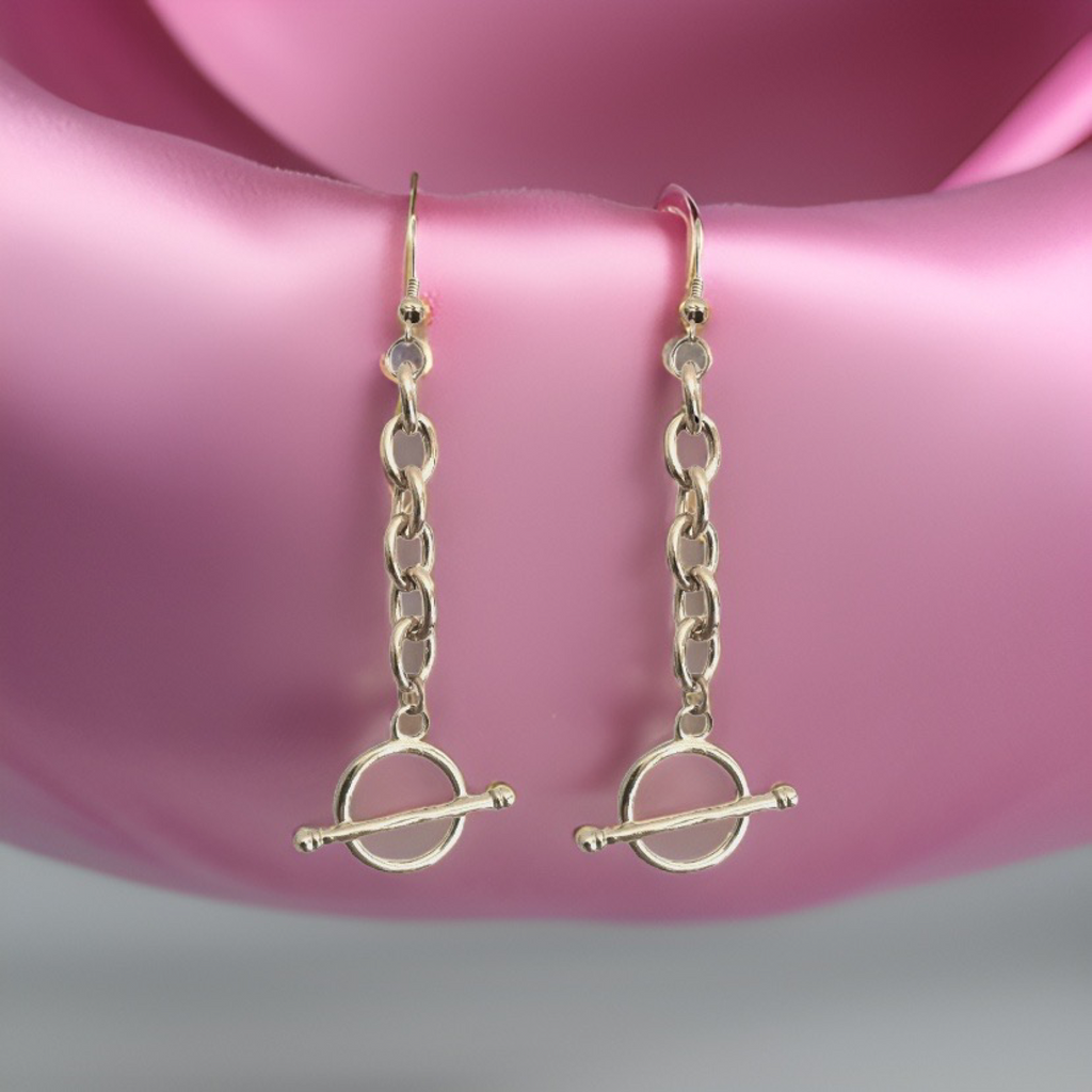 Chain Toggle Earrings