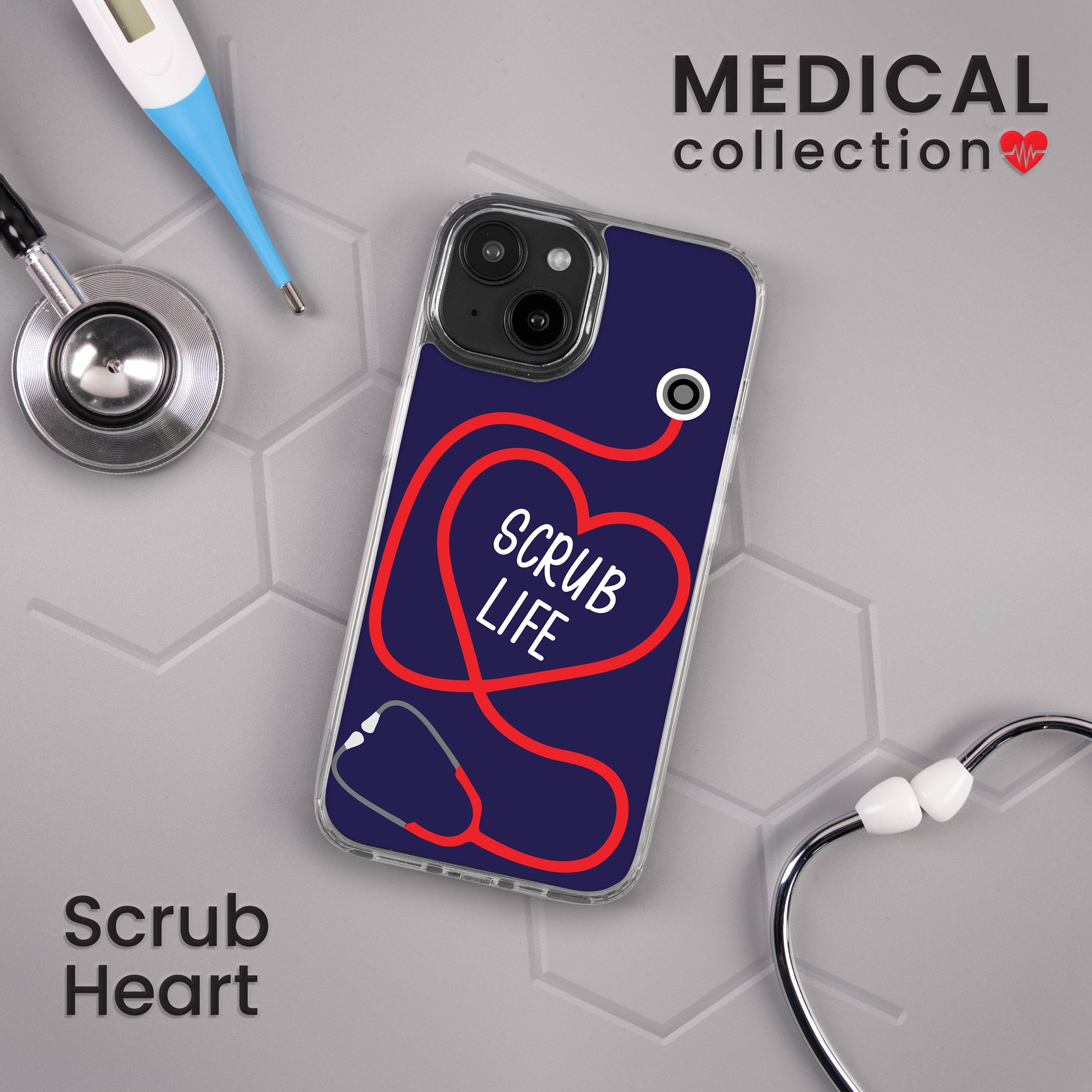 Nurse HD Apple iPhone 14 Series Mag-Safe Phone Case