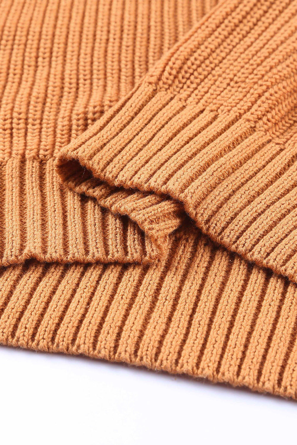 Back To School Sweater - Cutout Back Cold Shoulder Long Sleeve Sweater