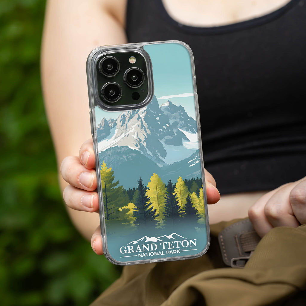 National Parks Grand Teton HD Apple iPhone 12 Series Mag-Safe Phone Case