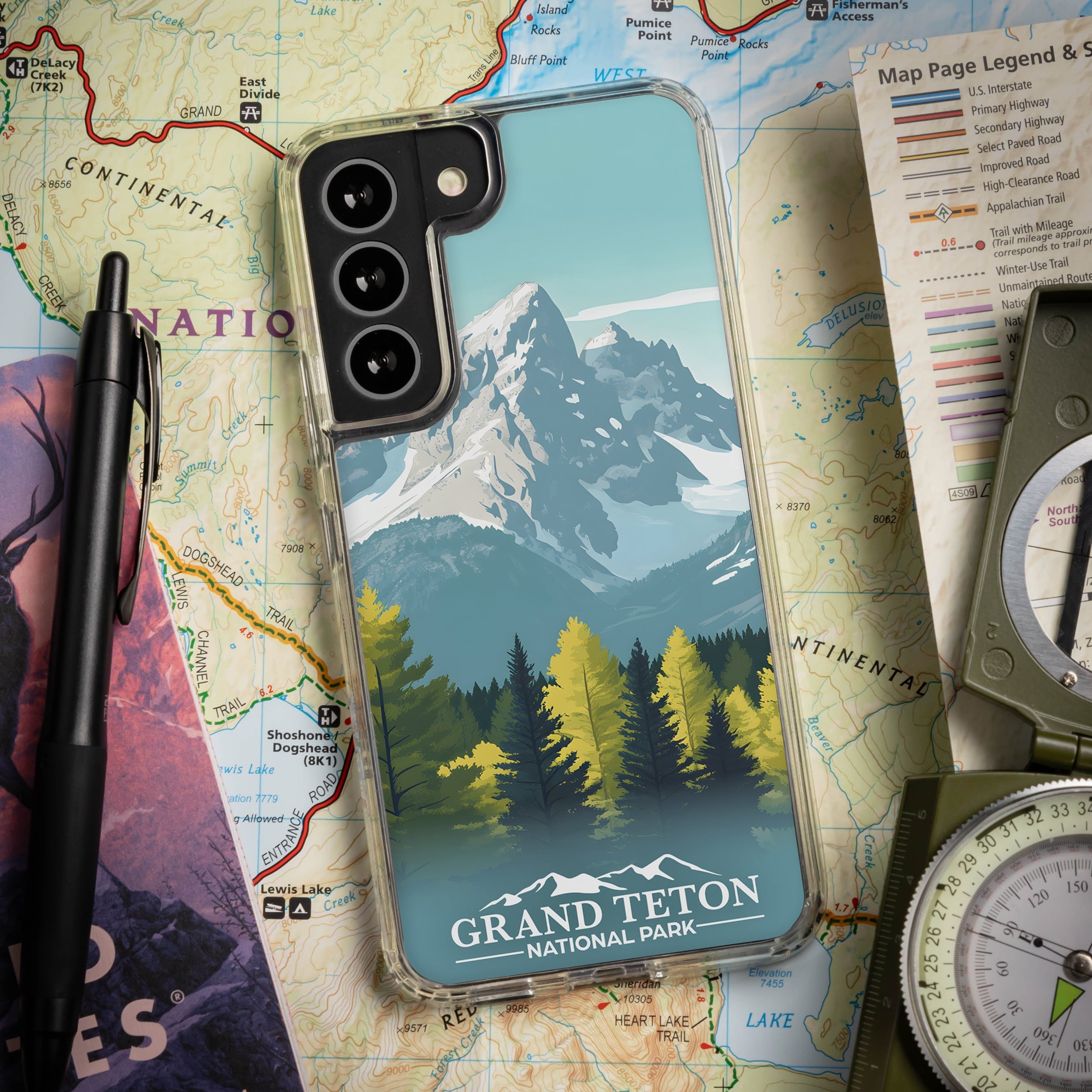 National Parks Grand Teton HD Samsung Galaxy S24 Phone Case