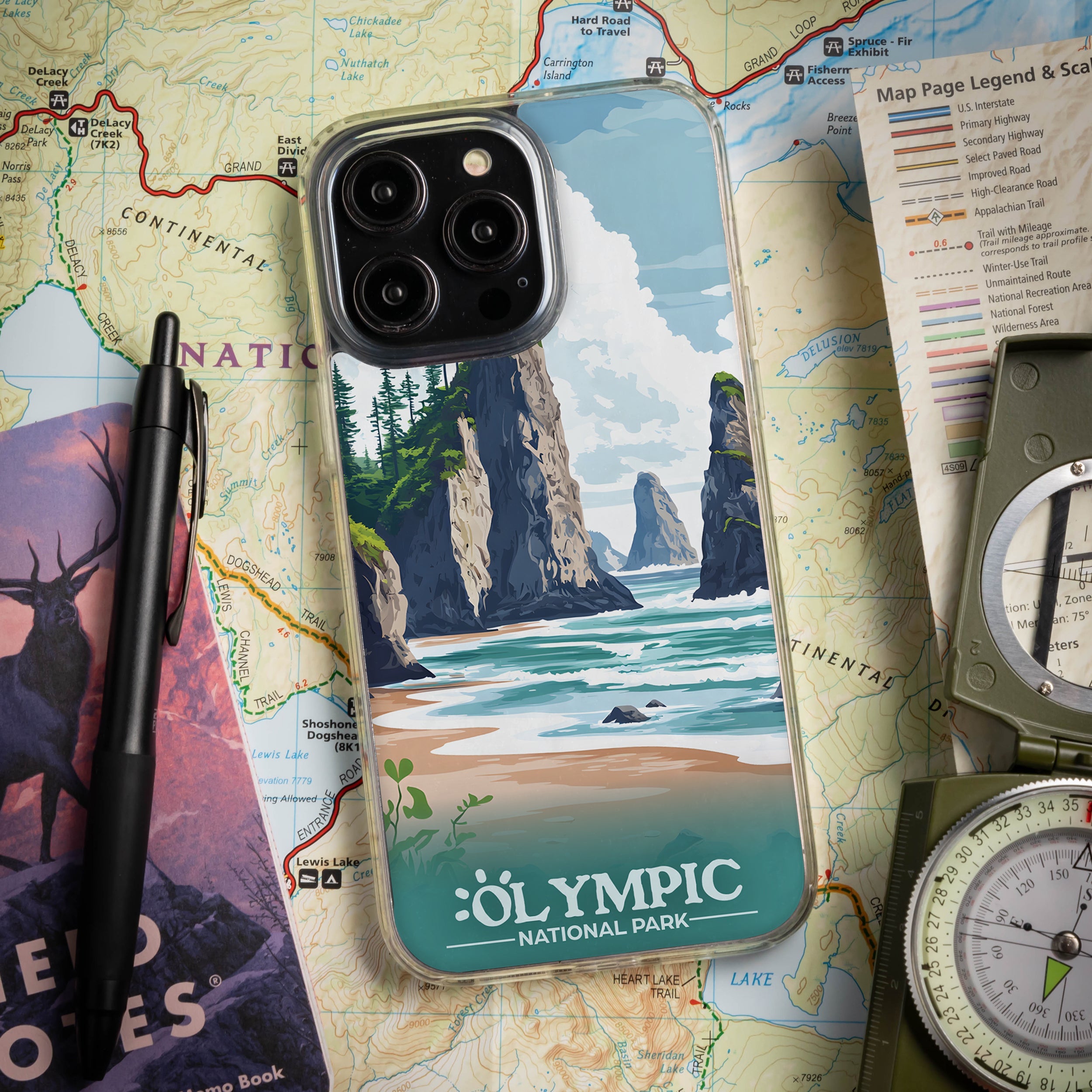 National Parks Olympic HD Apple iPhone 13 Series Mag-Safe Phone Case