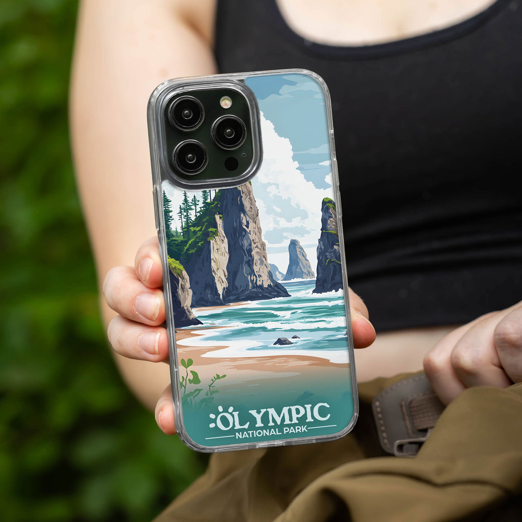 National Parks Olympic HD Apple iPhone 14 Series Mag-Safe Phone Case