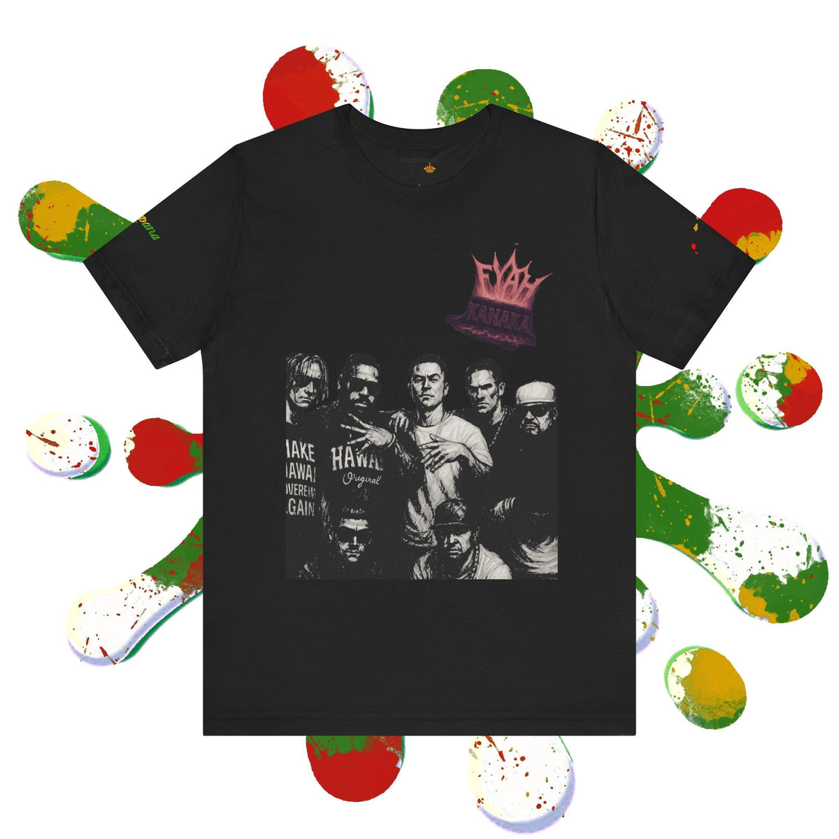 Kanaka Fyah Vintage Tee – Limited Edition Hawaiian Band T-Shirt
