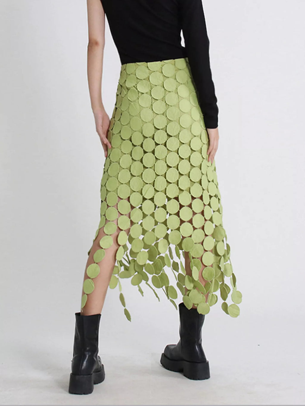 Fringe Midi Skirt