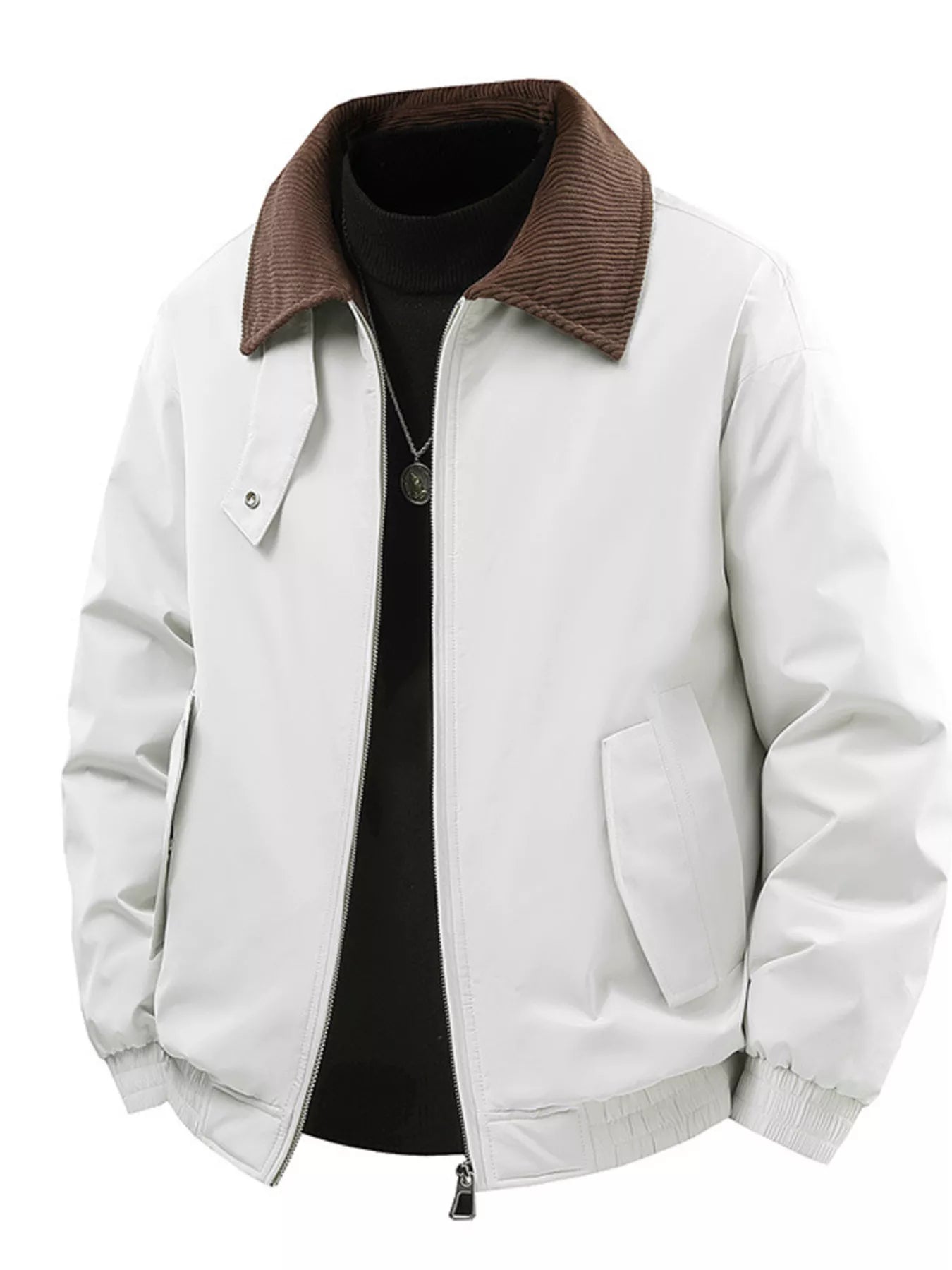 Men's Corduroy Collar Casual Jacket