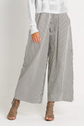 Cotton Flood Pants - Bold Stripe