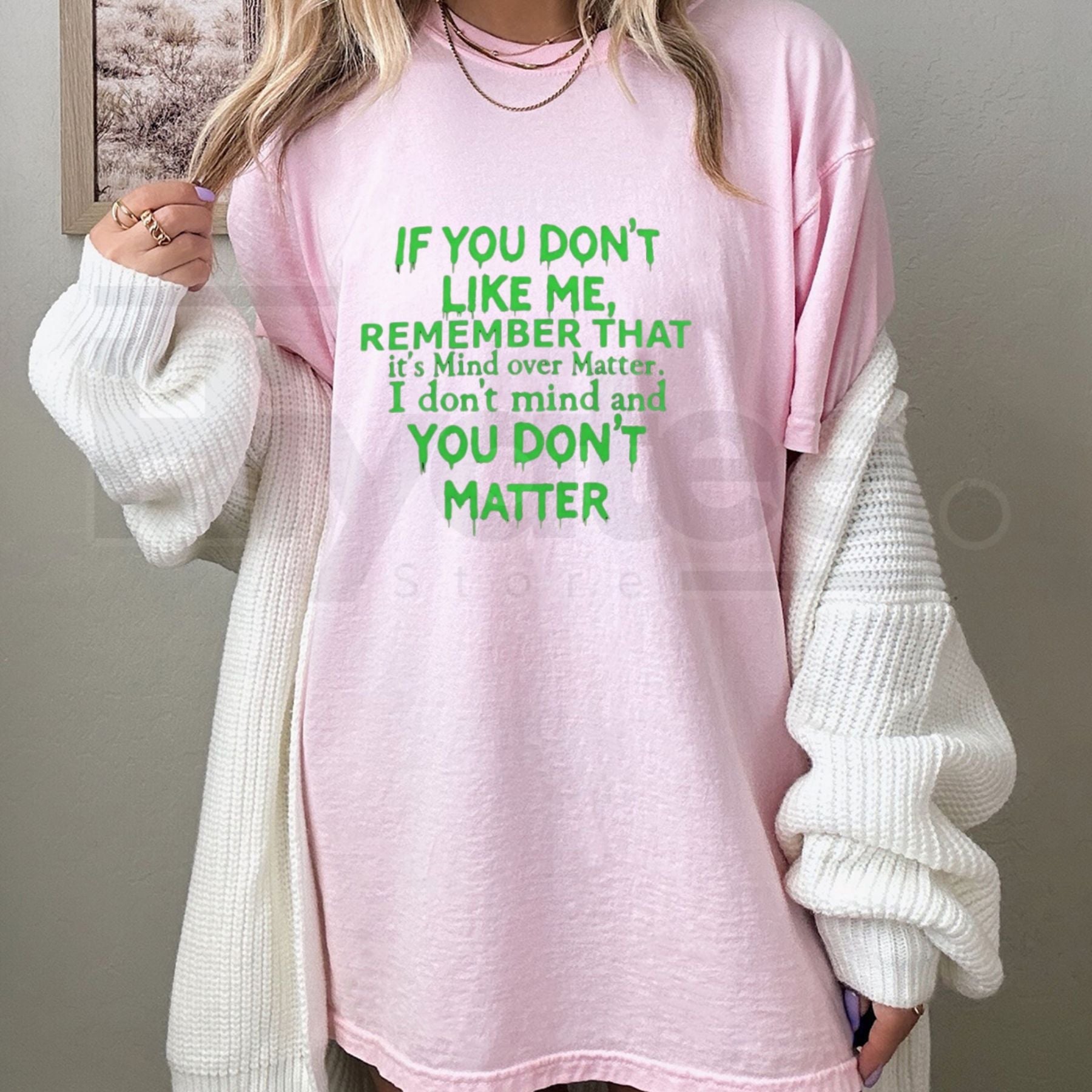Plus Size Mind Over Matter T-Shirt
