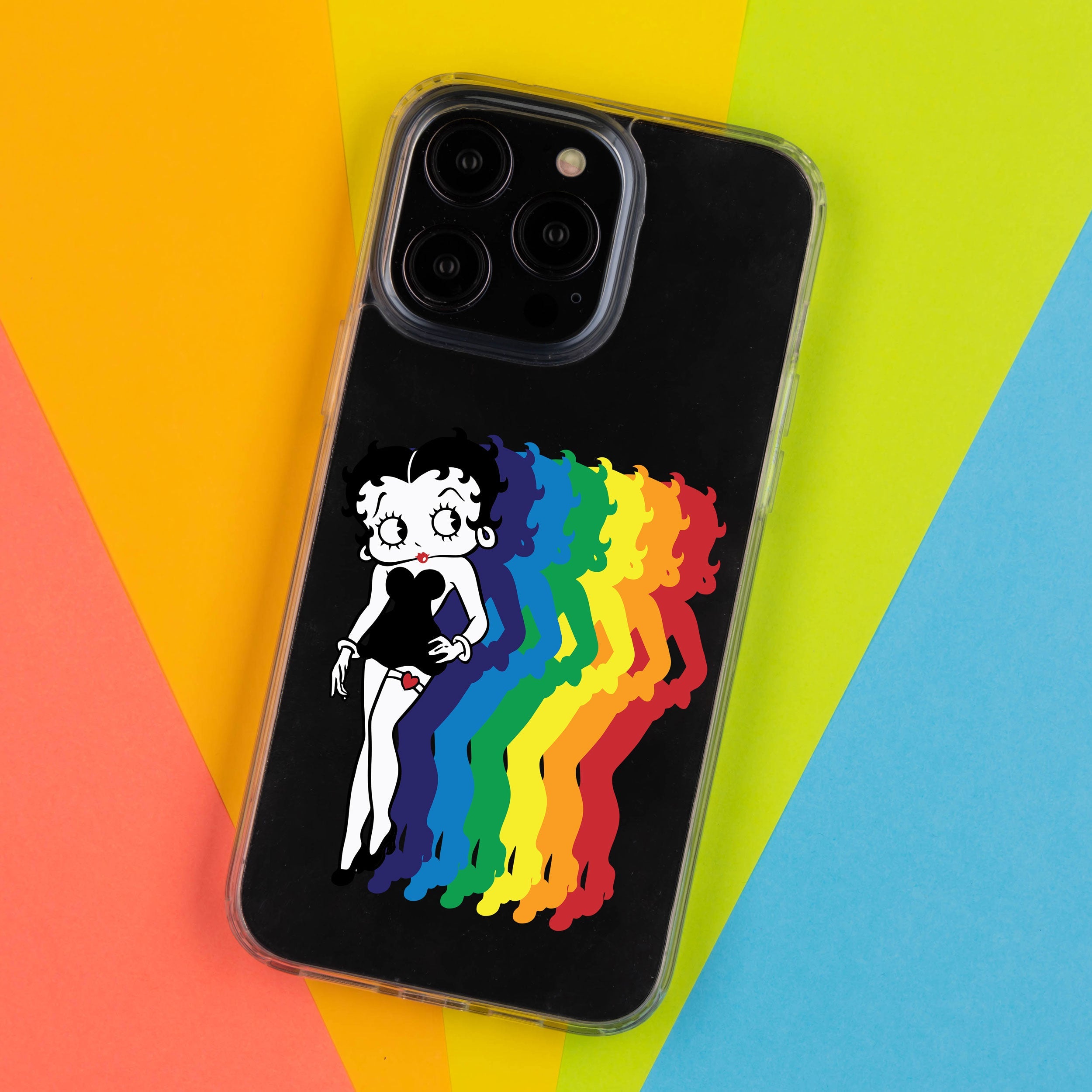 Betty Boop Pride HD Apple iPhone 14 Mag-Safe Phone Case