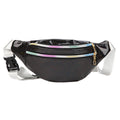 Double Pocket Holographic Fanny Pack See size chart under “more details”