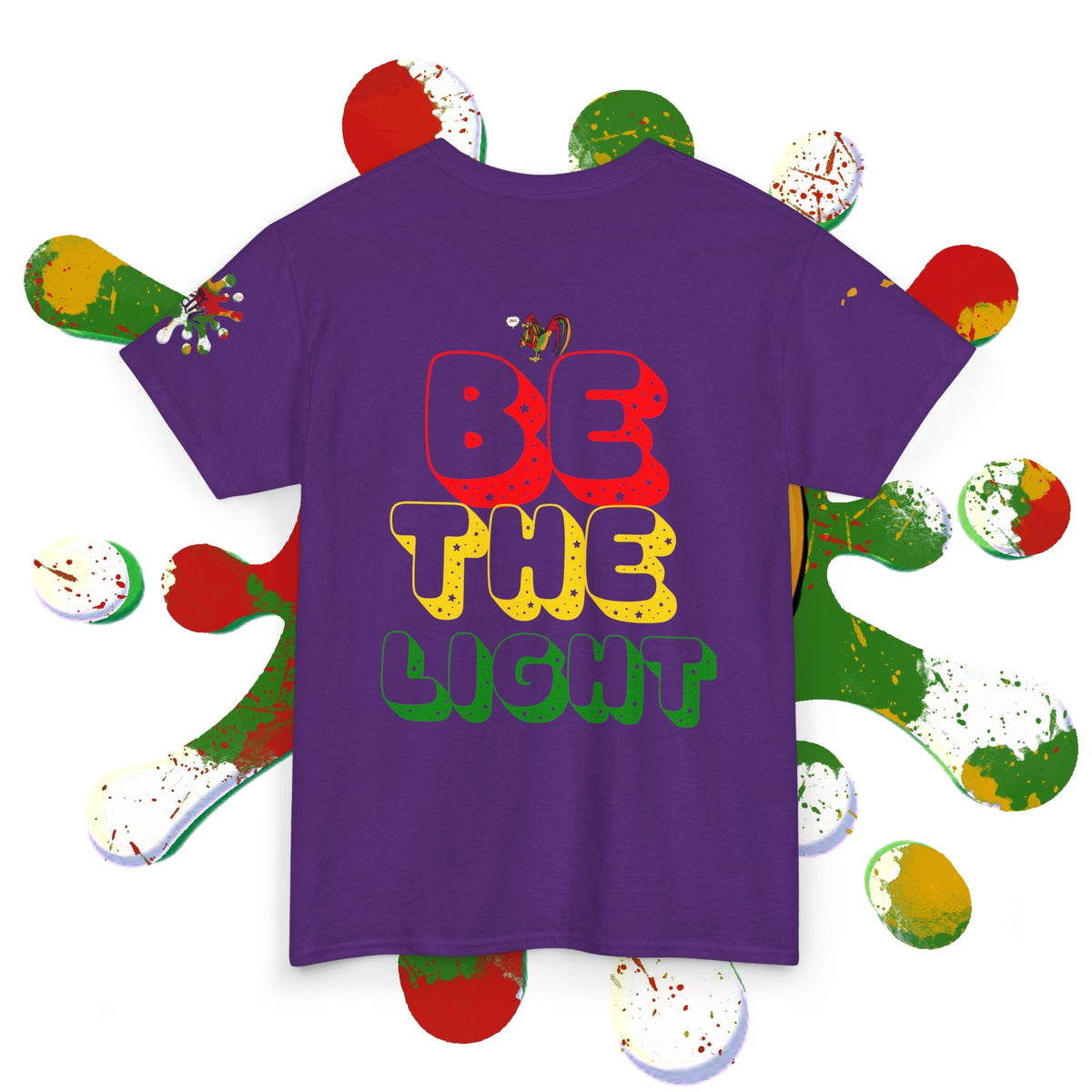 Rasta Rooster Tee - Ancient Maya Edition