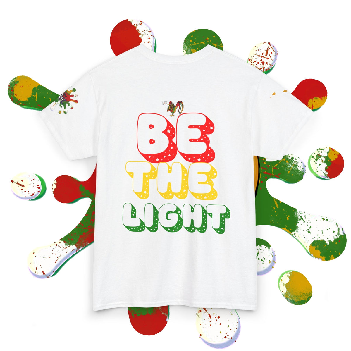 Rasta Rooster Tee - Ancient Maya Edition