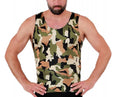 Insta Slim Big and Tall Camo Activewear Muscle Tank 3MAT001BT