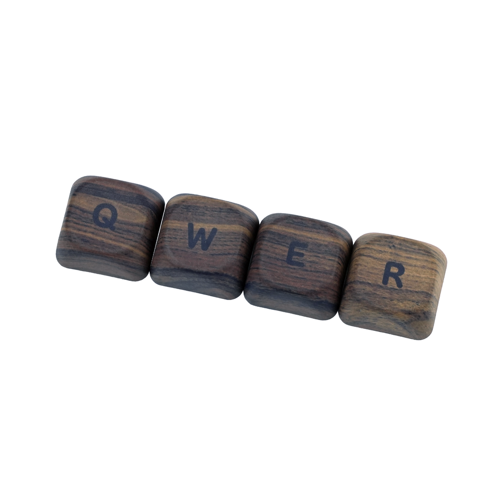 XVX Walnut Texture MOA  Profile Dye-Sublimation PBT 130-Key Keycap Set