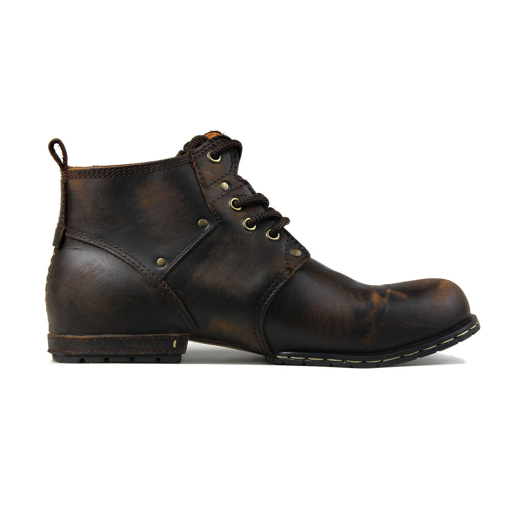 Men's Leather Ankle Boots OSS-6015-2-Retro