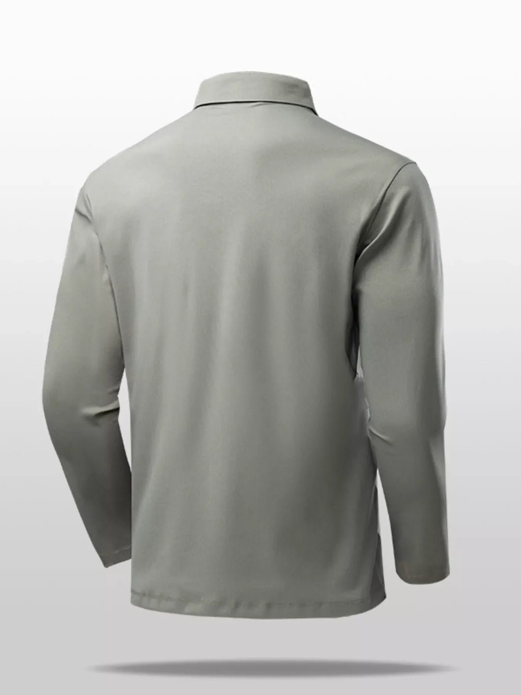 Men's Plus Size Classic Fit Long Sleeve Polo Shirt