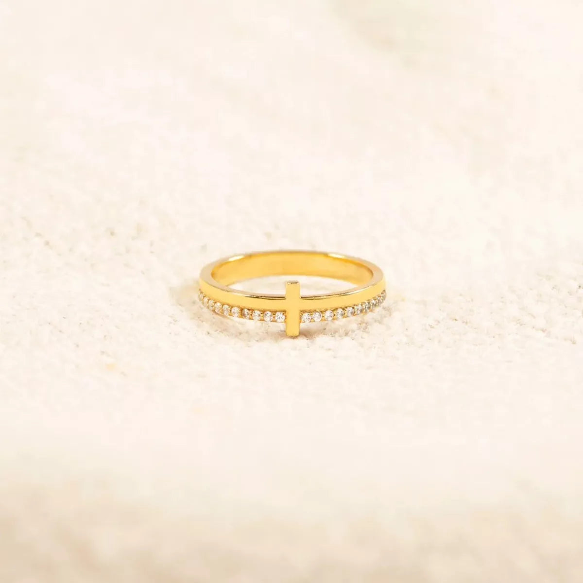 925 Sterling Silver Cross Ring