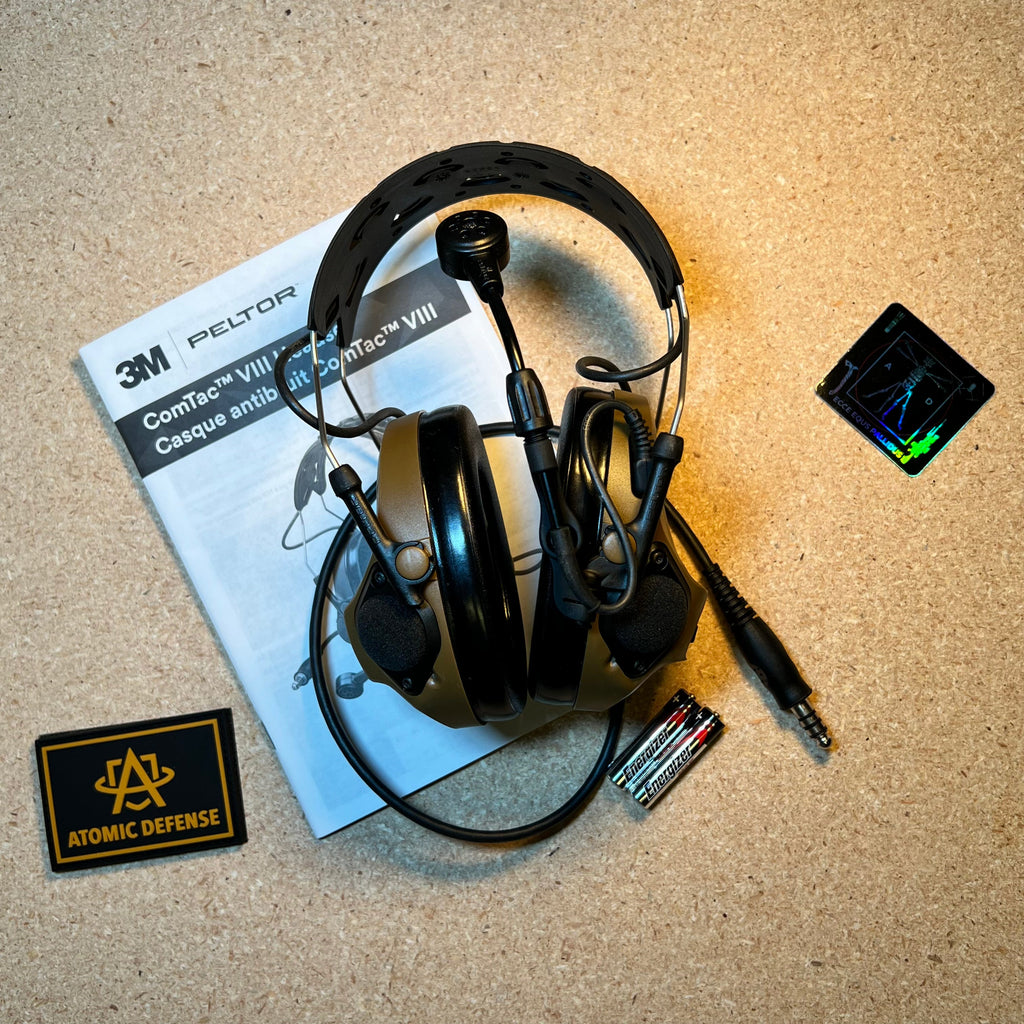 3M Peltor ComTac VIII | Hearing Protection w/ Snag-Free Ambidextrous Mic & MAP Soundscape | All Models Available