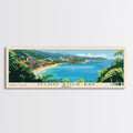 Ocho Rios Bay, Jamaica Panoramic Print, Vacation Gift, Jamaica Wall Art, Beach Painting, Beach Decor, Large Wall Art, Wood Frame Art