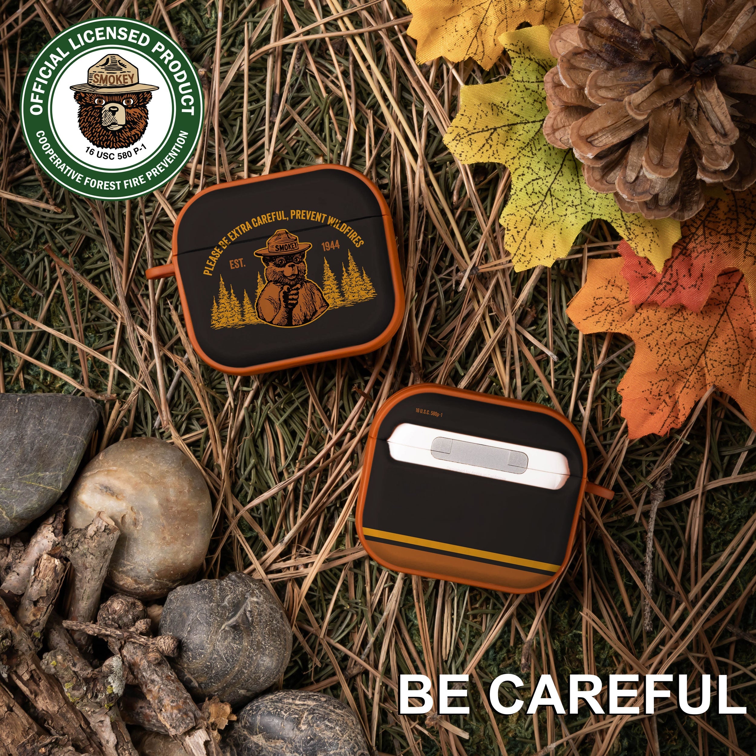 Smokey Bear Classic HDX Apple AirPods Gen 3 Case Cover