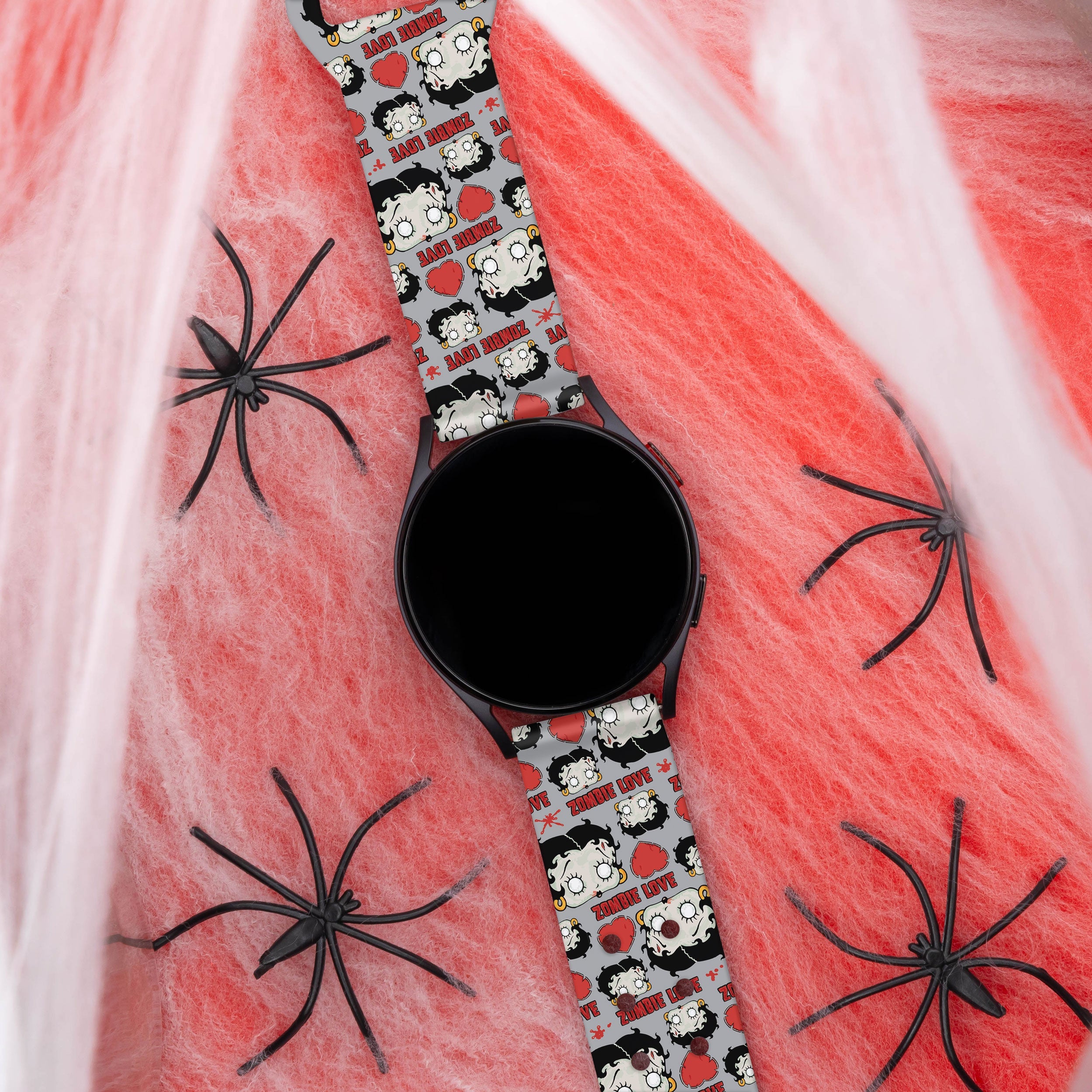 Betty Boop Zombie Love HD  Watchband for Samsung, Garmin, Fossil, and More