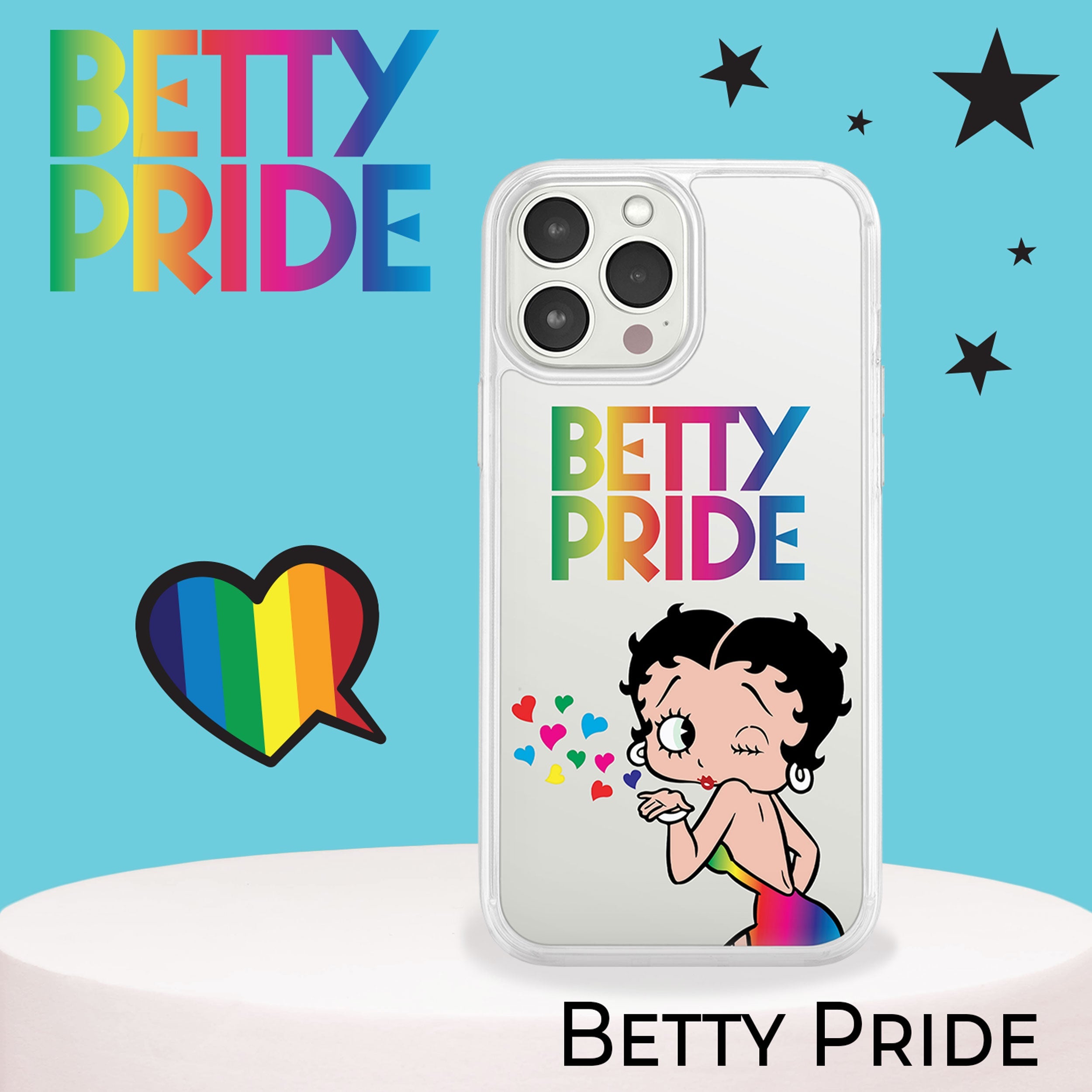 Betty Boop Pride HD Apple iPhone 14 Mag-Safe Phone Case