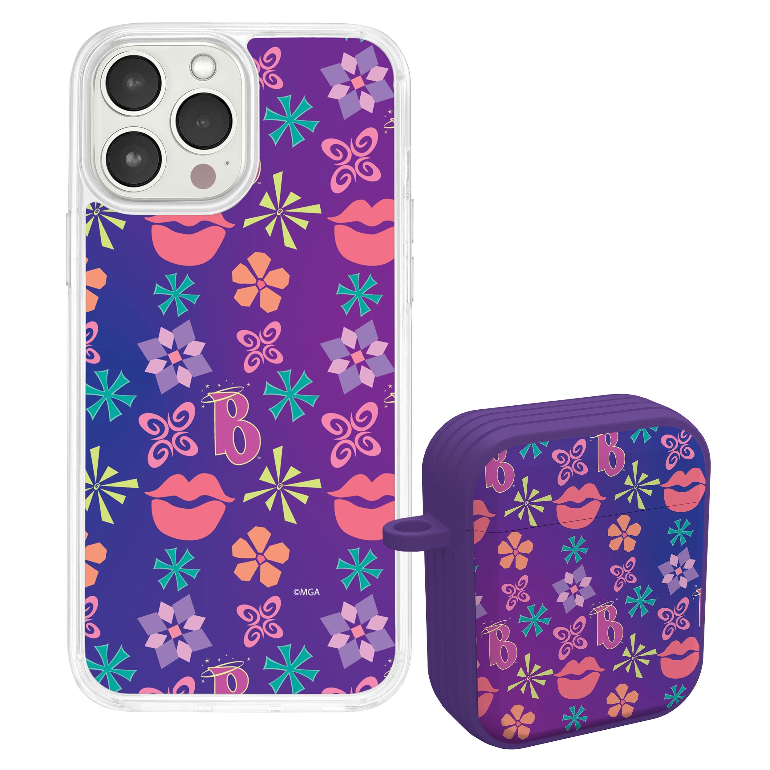 Bratz® Classic HD Apple iPhone 15 Mag-Safe Phone Case and AirPods Gen 1 & 2 Combo Package