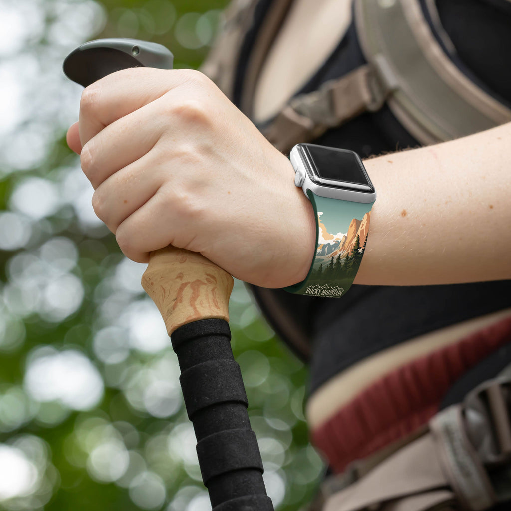 National Parks Rocky Mountain HD Apple Watch Band