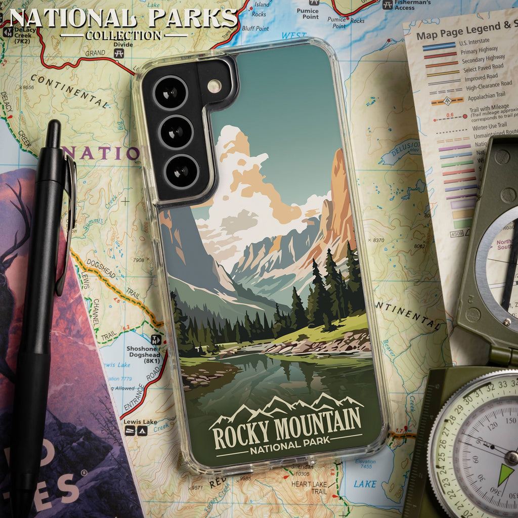 National Parks Rocky Mountain HD Samsung Galaxy S23 Phone Case