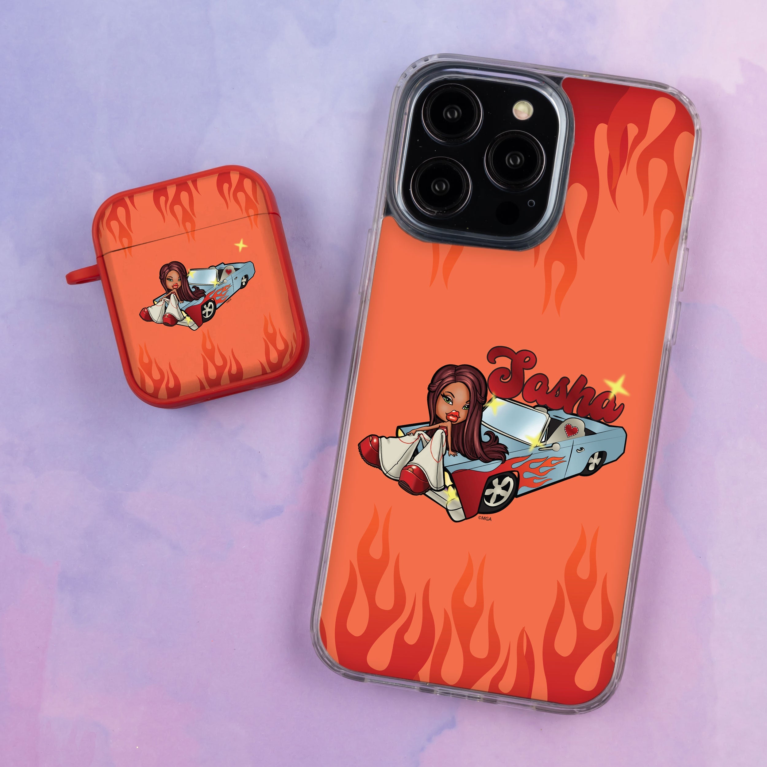 Bratz® Passion For Fashion HD Apple iPhone 12 Mag-Safe Phone Case and AirPods Gen 1 & 2 Combo Package