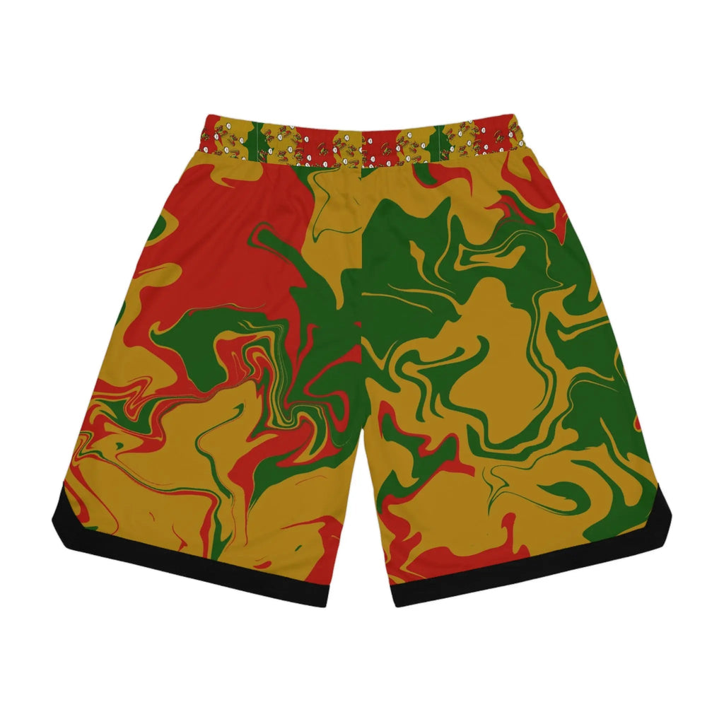 Rasta Rooster Camouflage Shorts