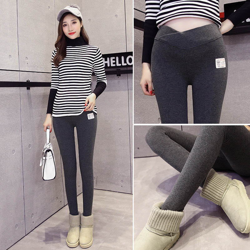 Low waist leggings for pregnant women