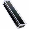 1x3.5 Clear Acrylic Gem Box with Black Velvet Lining