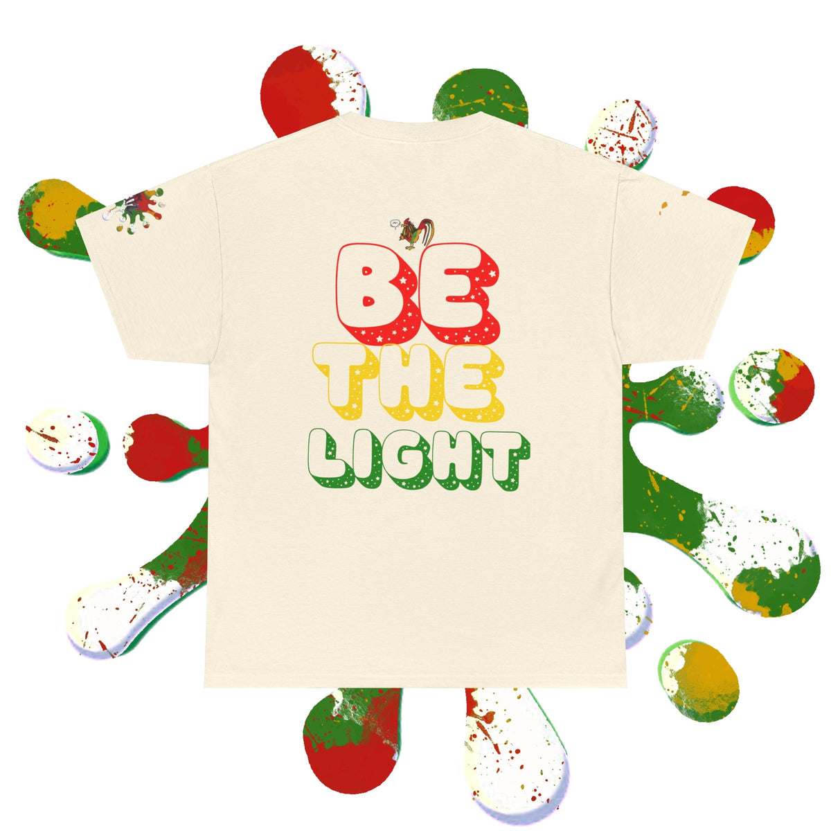 Rasta Rooster Tee - Ancient Maya Edition