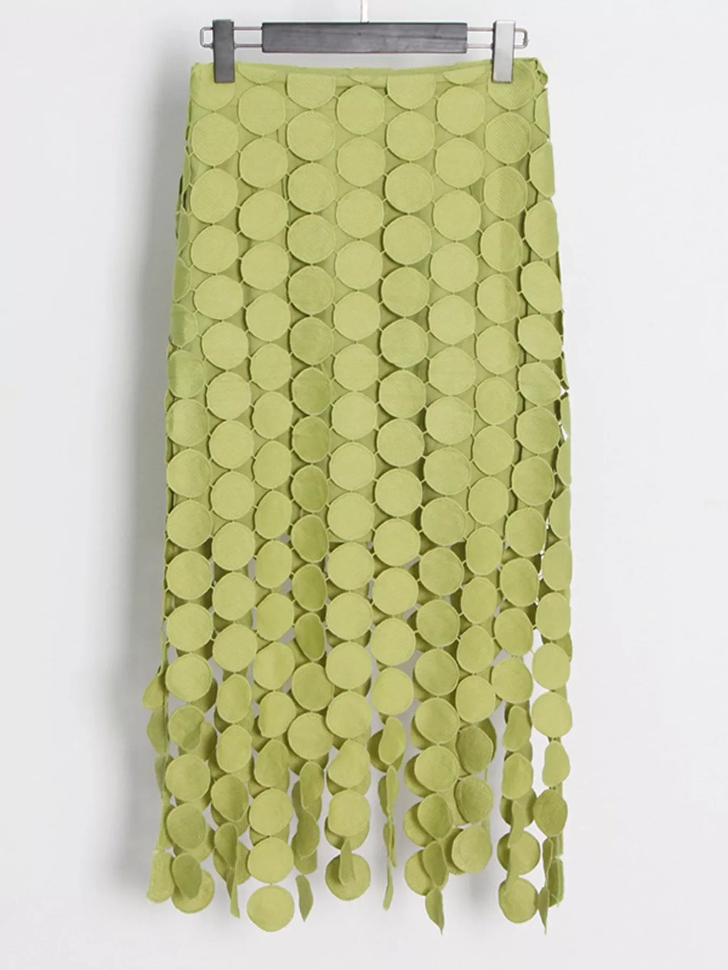 Fringe Midi Skirt See size chart under “more details”