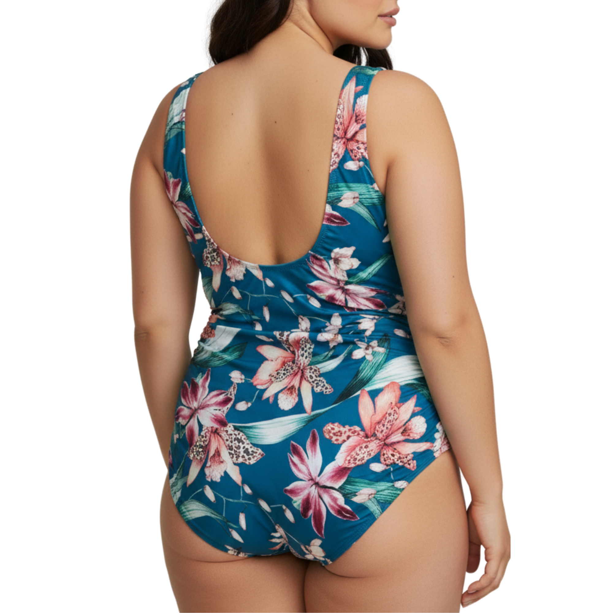 InstantFigure Fly Away Orchid high-neck one-piece Swimsuit 48591P
