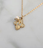 Four Way Cross with Pearl
