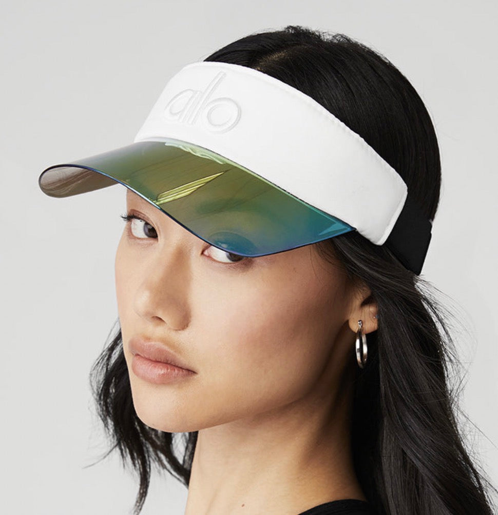 Alo Yoga Airlift Solar Visor - White