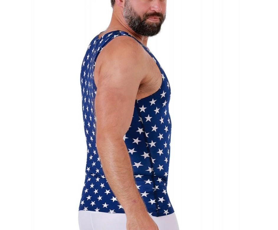 Insta Slim Big and Tall Stars Activewear Muscle Tank 4MAT001BT