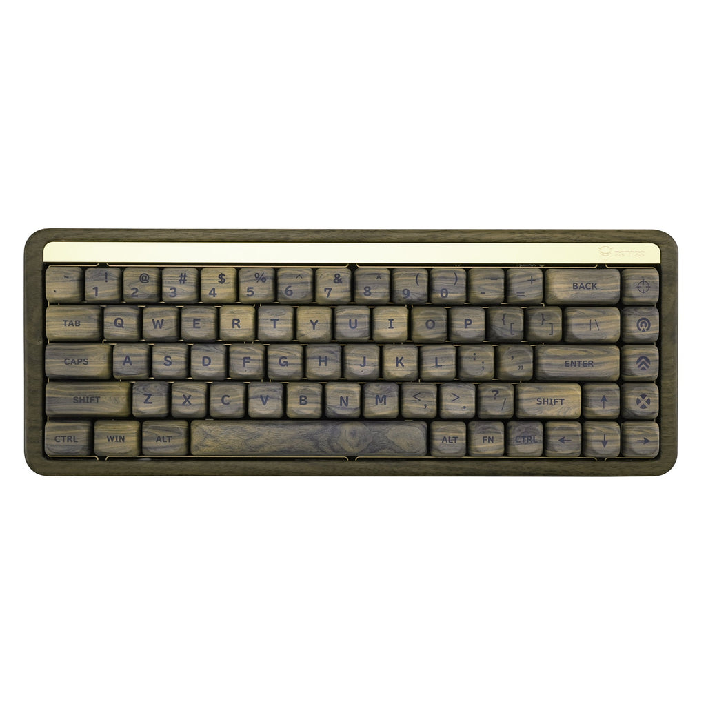 XVX Walnut Texture MOA  Profile Dye-Sublimation PBT 130-Key Keycap Set