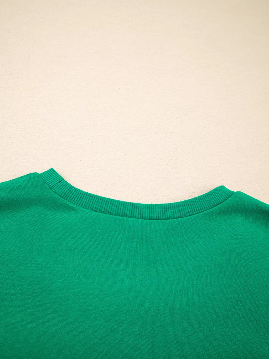 HOLLY JOLLY Towel Embroidered Christmas Holiday Sweatshirt