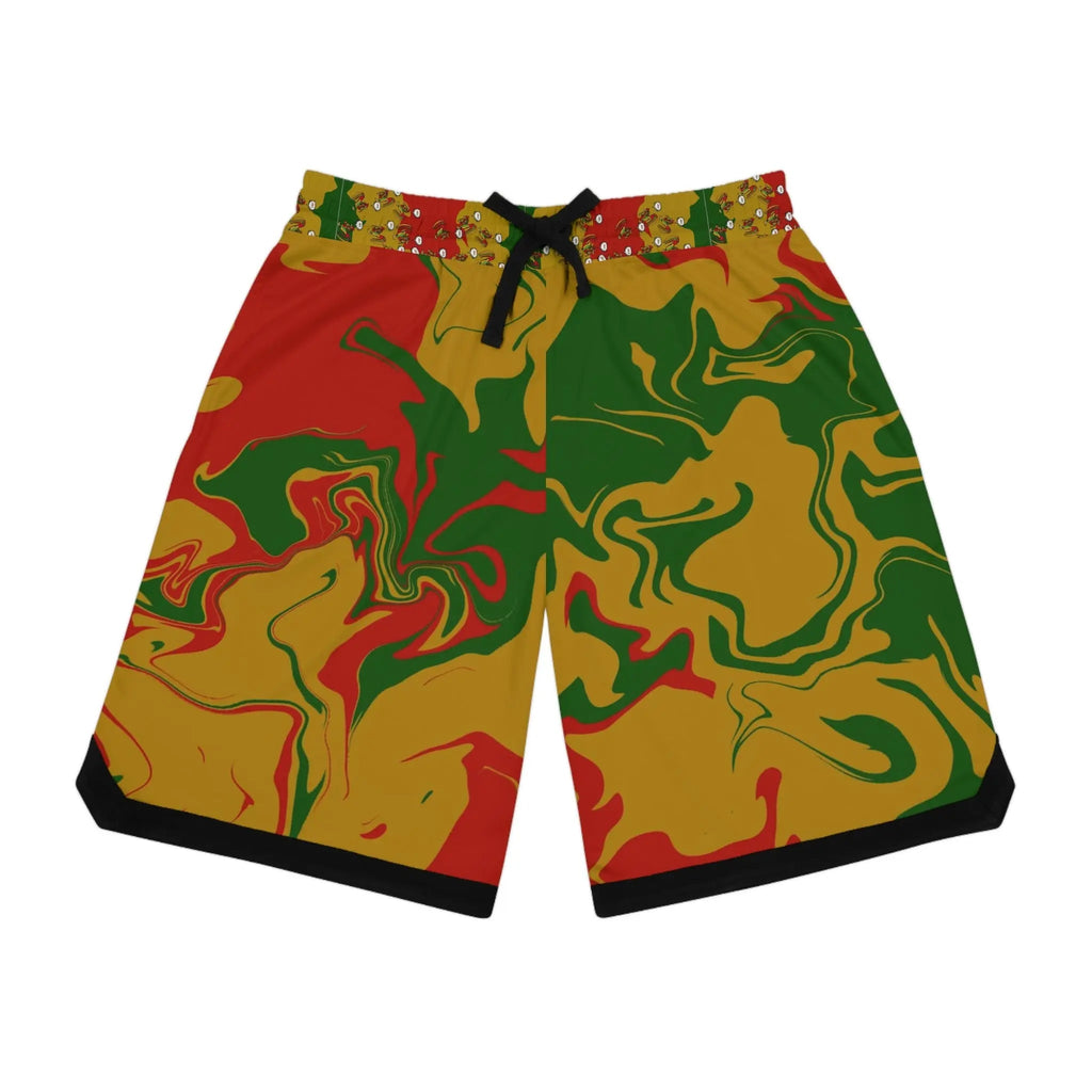 Rasta Rooster Camouflage Shorts