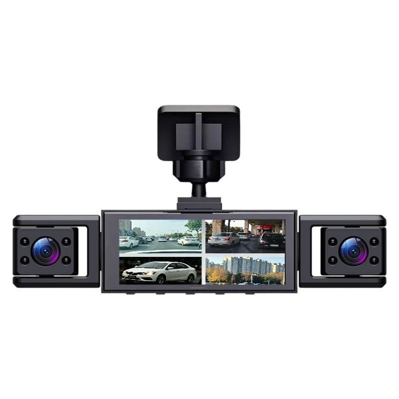 1080P High-definition Driving Recorder With Four Lenses, High-definition Night Vision, Front, Back, Left, Right Recording
