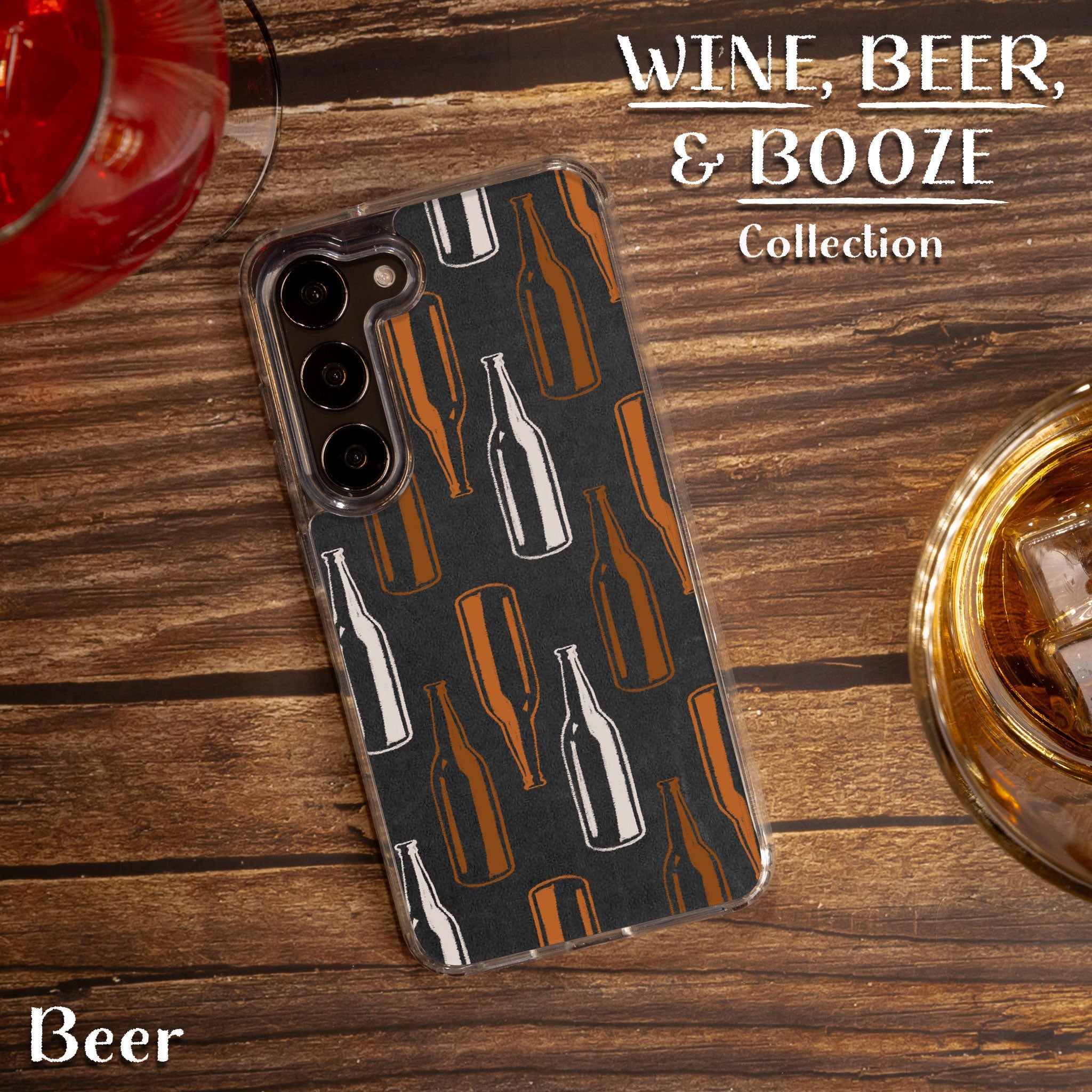 Wine, Beer, & Booze HD Samsung Galaxy S23 Phone Case