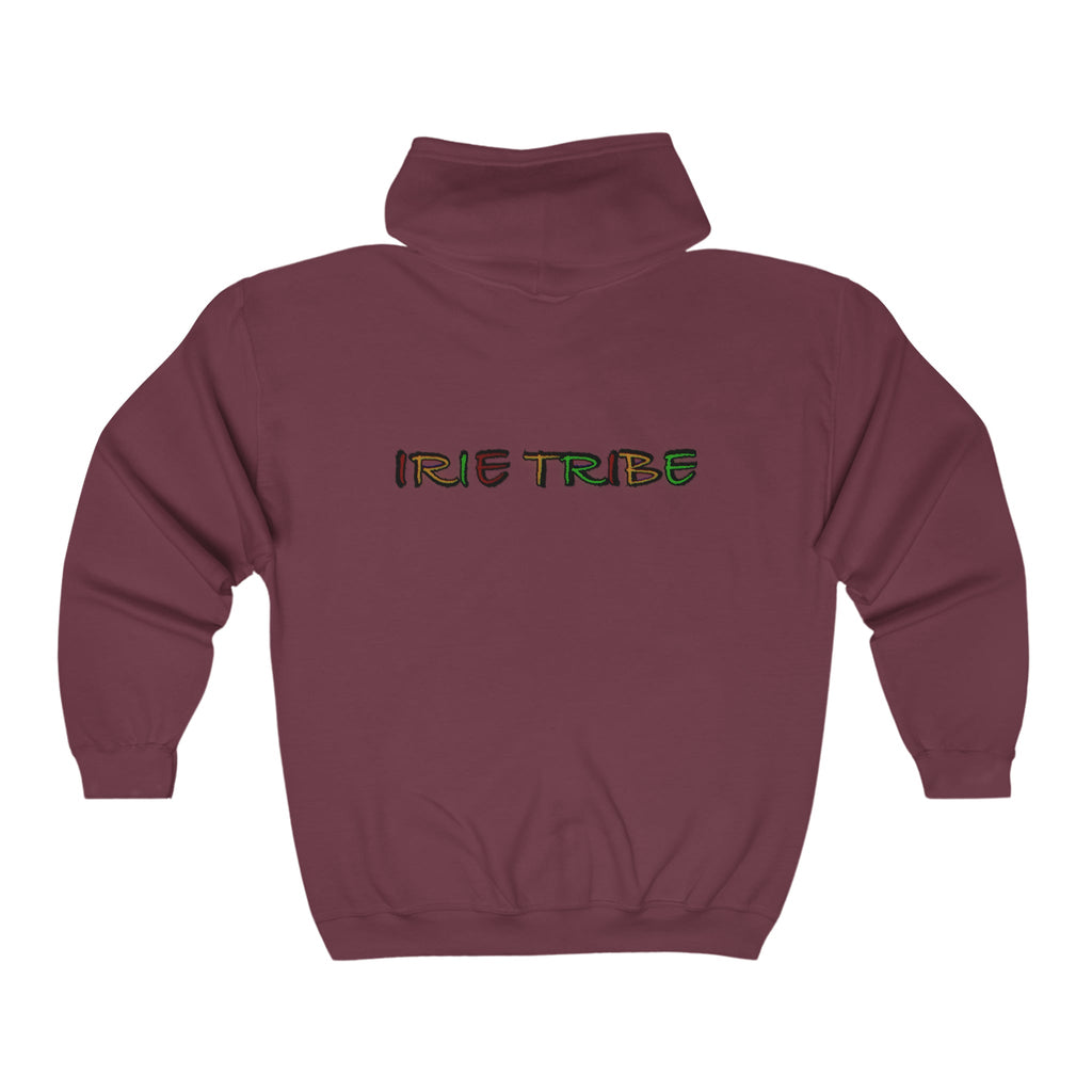 Irie Tribe  Full Zip Hooded Sweatshirt