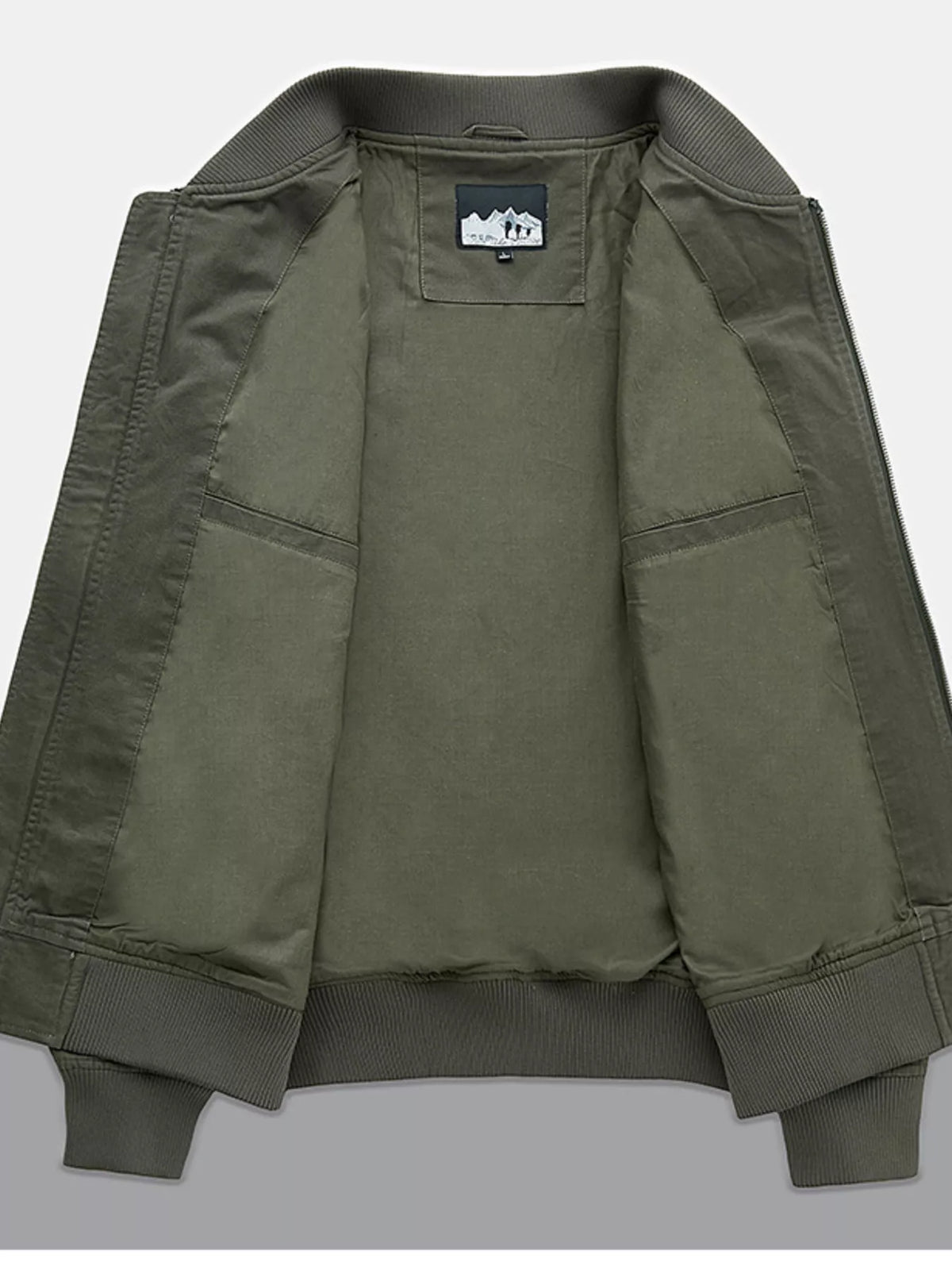 Men's Plus Size Casual Lightweight Bomber Jacket