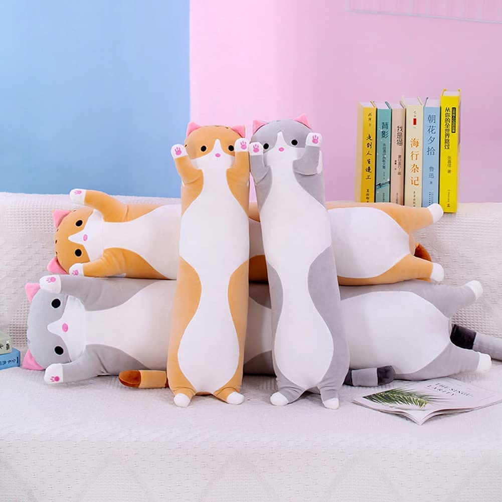 Plush Long Cat Body Pillow