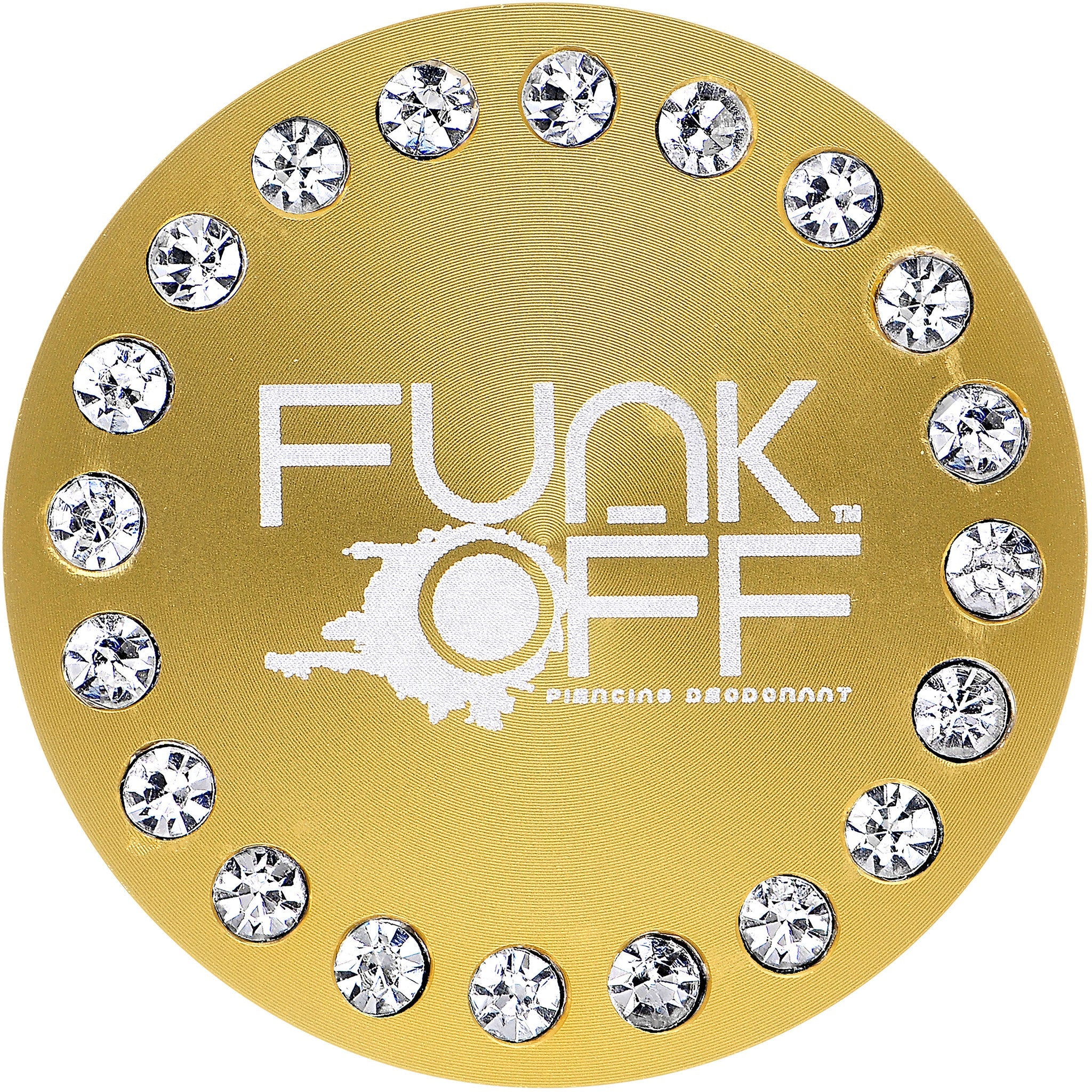 Clear Gem Yellow Funk-Off Piercing Deodorant