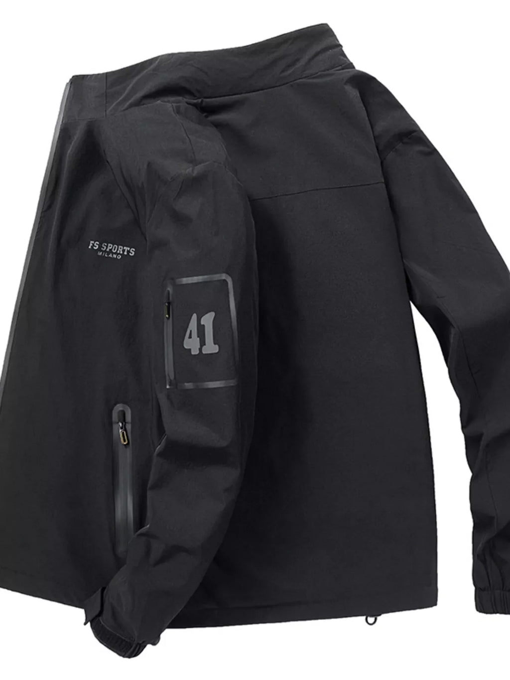 Men's Plus Size Lightweight Zip Up Jacket
